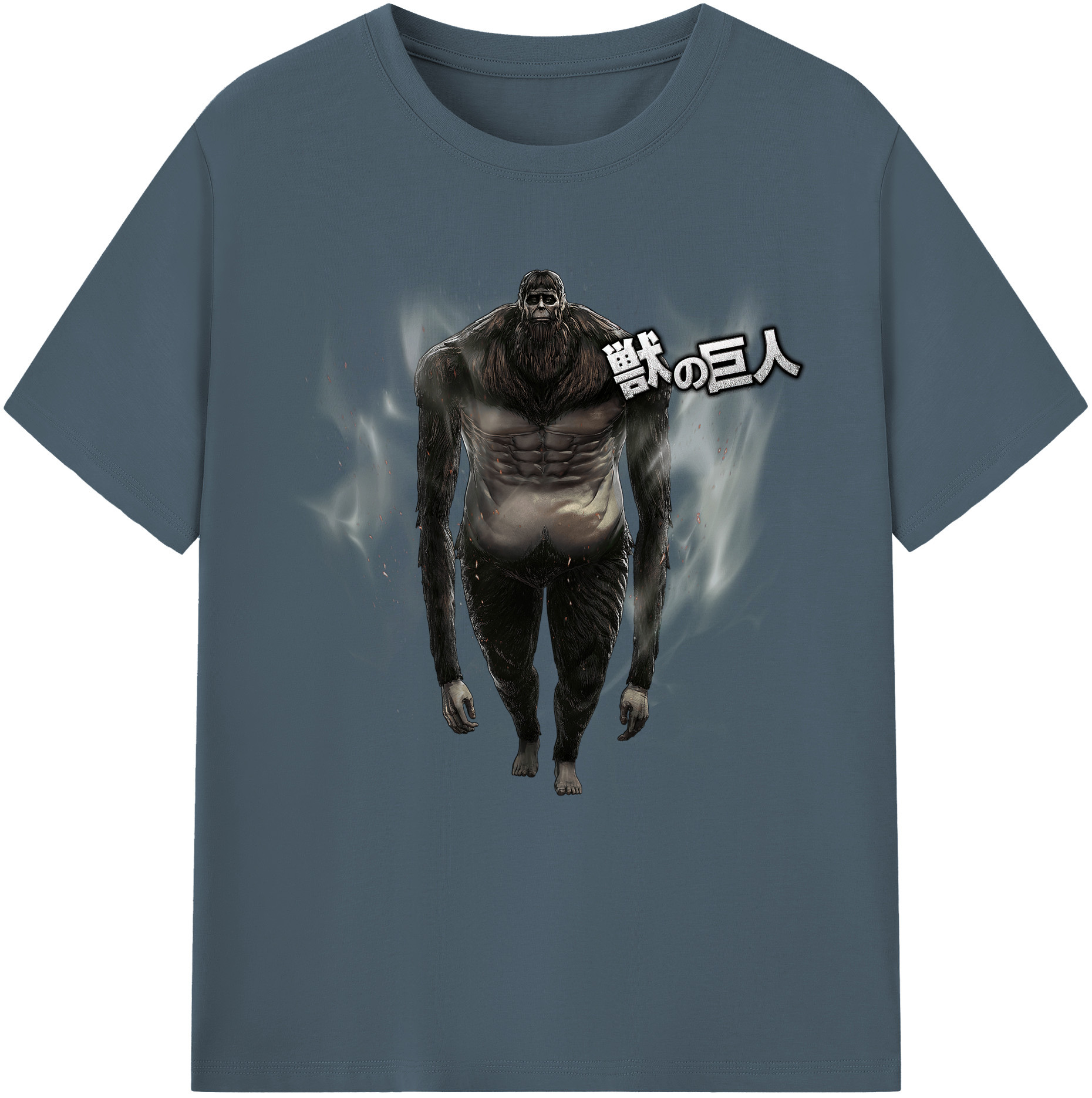 （画像用） 進撃の巨人 Attack on Titan 綿100％半袖Tシャツ（フロントプリント）